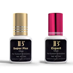 IBeauty Expert Glue Super Plus Adhesive 1S Drying Time Fastest False Eyelash Extension Wine Red Cap 5ml Korea Golden Cap Supplie