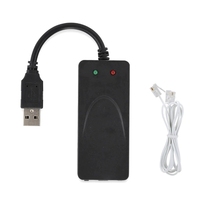 2025 New Fax Modem,Single/Dual Port USB2.0 56K External Modem Driver, Plug and Play USB Modem, Standard and Expanded at Command