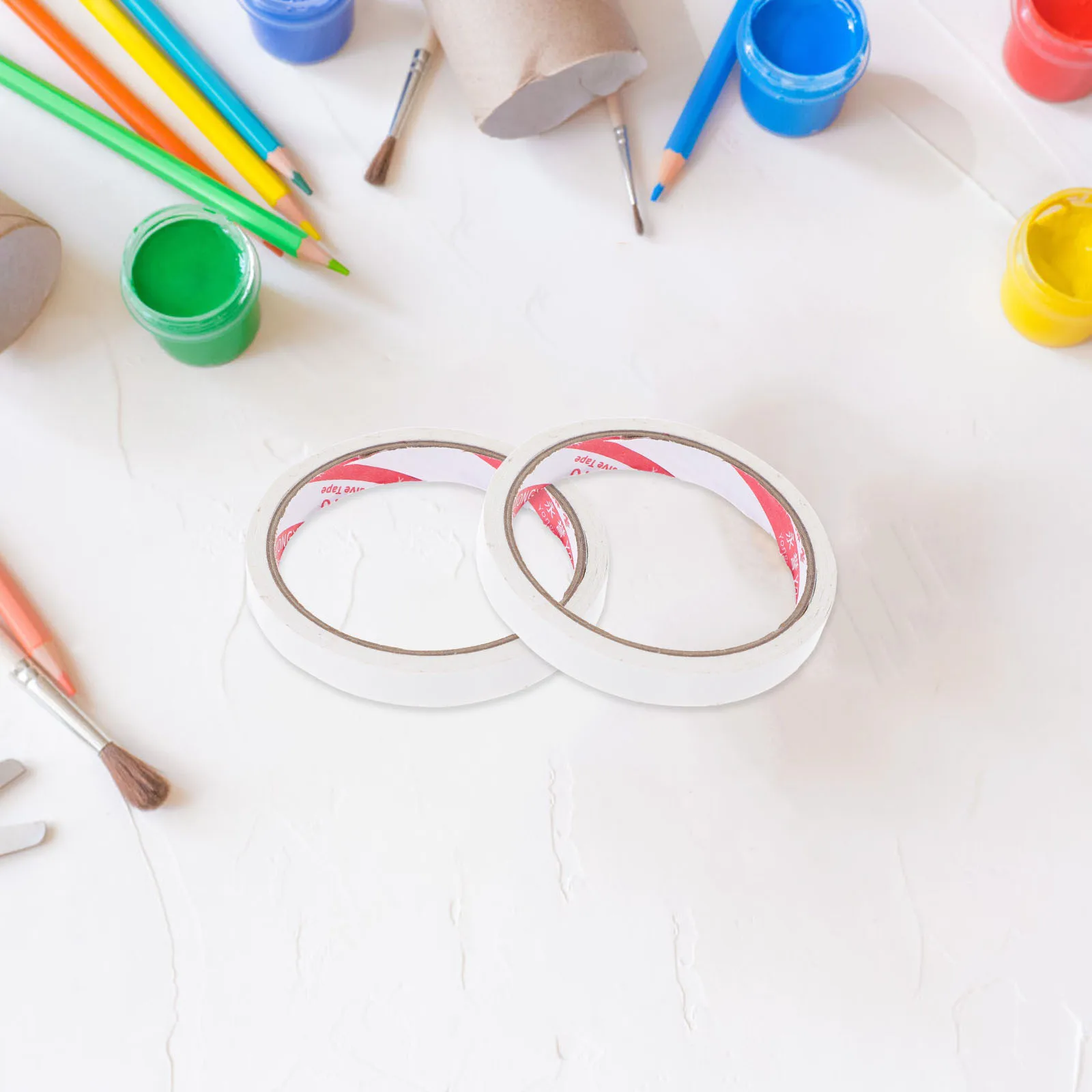 

20Pcs Double Sided Tape Reliable Adhesive for Crafts Wrapping Scrapbooking Card Making Paper Projects DIY Art Double Sided Tape