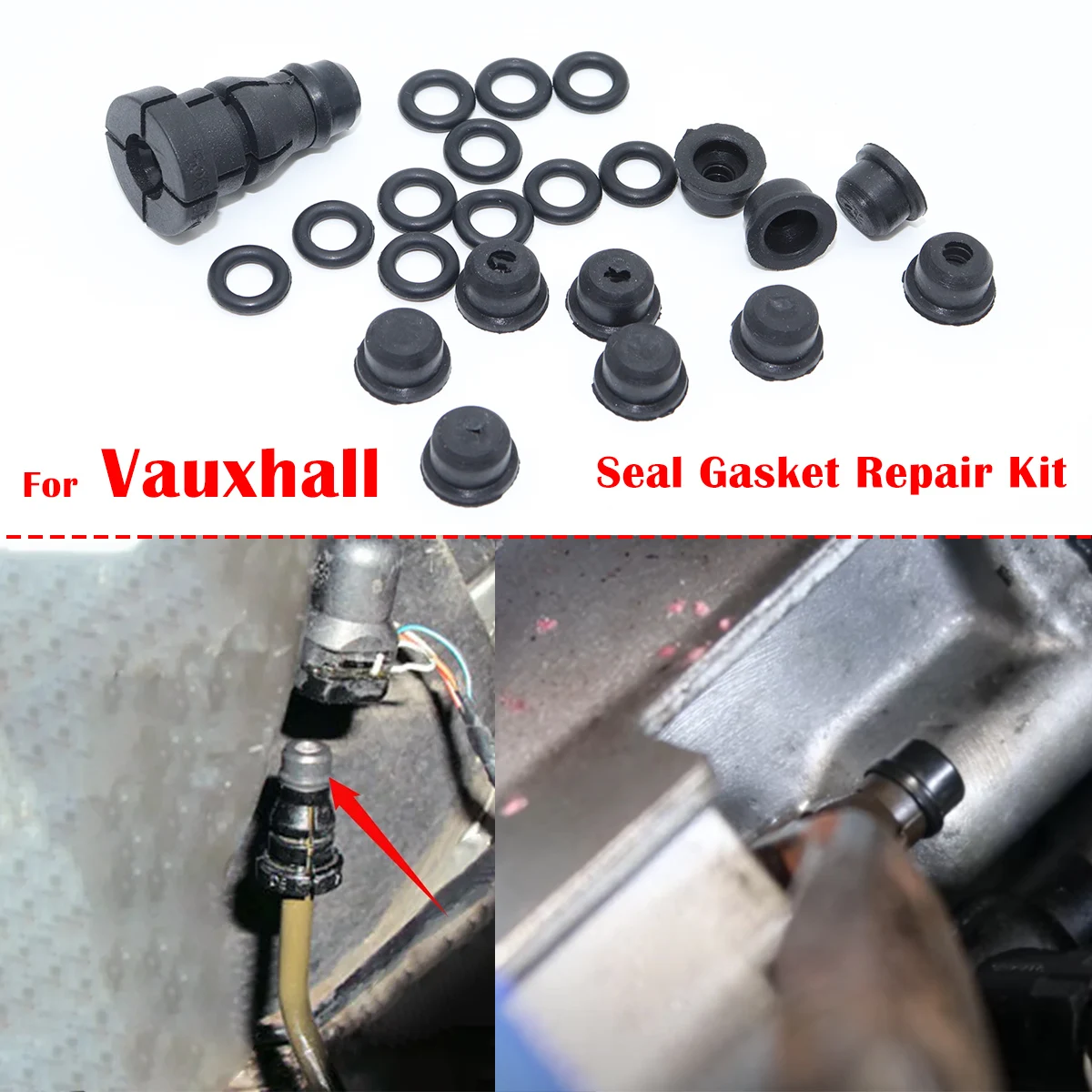 For Vauxhall Adam Astra G H J Combo C Corsa C Car Brake Clutch Slave Master Cylinder Pipe Connector Gasket Seal Clip Repair Kit