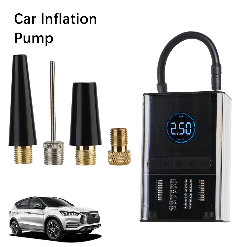 Wireless Intelligent Digital Display Portable Car Air Pump Tire Gases Machines Car Air Compressor Electric Tire Inflator Pump