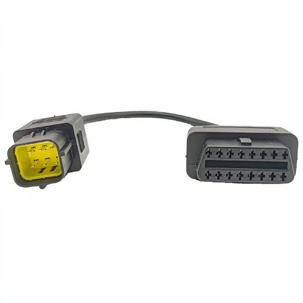 Motorcycle Fault Code Reader Interface For Husqvarna 6Pin OBD2 Diagnostic Cable Scanner Connector Adapter Lead Tool