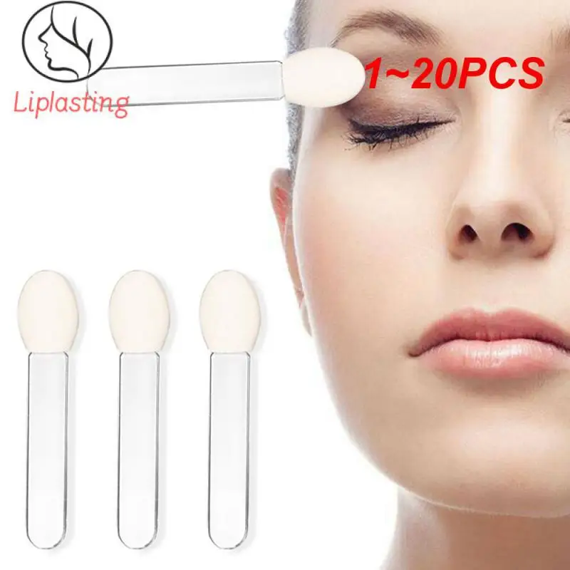 1~20PCS WholesaleMakeup Double-end Eye Shadow Eyeliner Brush Sponge Applicator Tool Cosmetic Eyeshadow Brush Makeup Tool