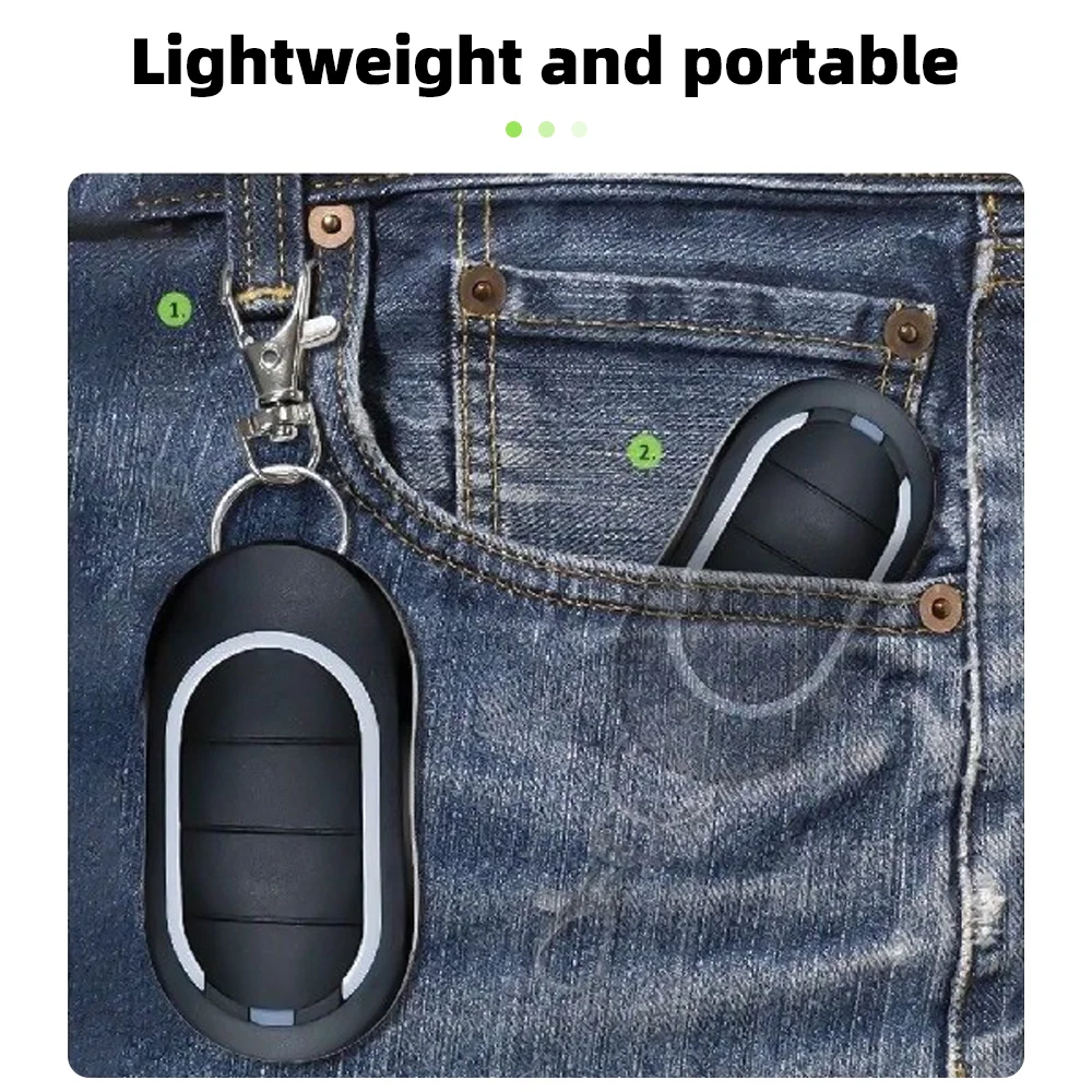 Alutech AT-4N Remote Control 433.92MHz 4 Buttons Garage Door Learning Code Barriers Automation Keychain Automatic