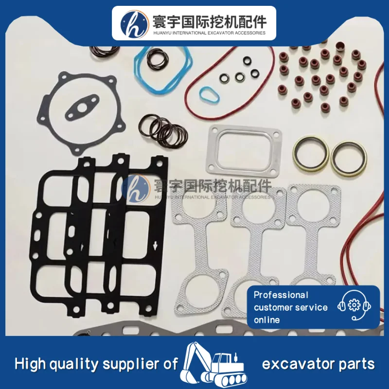 Diesel Engines Parts Maintenance Package S60 Detroit Cylinder Repair Overhaul Full Upper Gasket Kit Series 23532333 Excavator