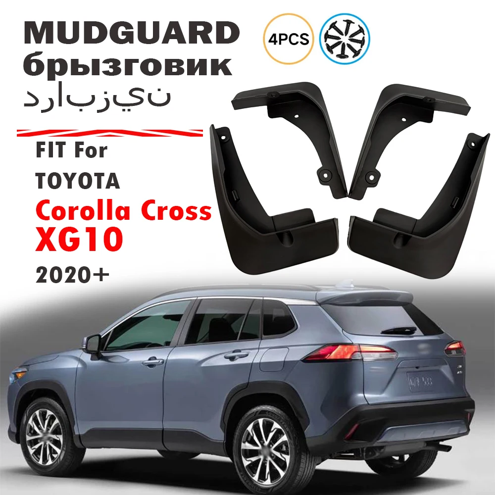 

FOR Toyota Corolla Cross Mudguard Fender Mud Flap Guards Splash Mudflaps Car Accessories 4pcs 2020 2021 2022 2023 2024 2025 2026