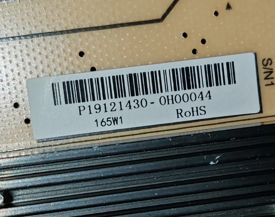 PW.165W2.781 la placa de alimentación de TV LED original ha sido probada bien con 165W 84-95,2 V 600ma