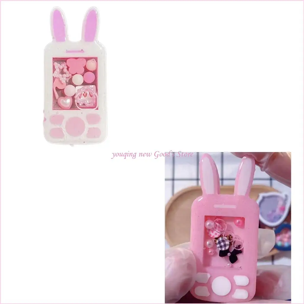 

57QA Shaker Crystal Epoxy Resin Mold DIY Hanging Pendant Silicone Mould