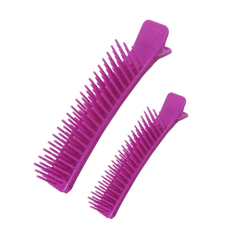 Factory Direct Hair Sectioning Clips with Comb, Non-Slip Spring Clips for Salon Perm & Dye Styling