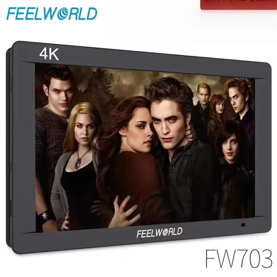 شاشة Feelworld FW703 مقاس 7 بوصات IPS Full HD 4K HDMI/3G SDI على الكاميرا 1920x1200 مع تاريخ كاميرا DSLR المثبت