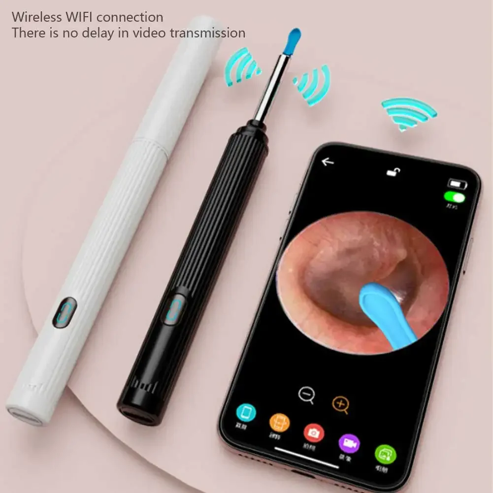 Intelligent Visual Luminous Ear Pick Wireless Rechargeable High-Definition Ear Endoscope Ear Wax Cleaning Baby Ear Care Tool