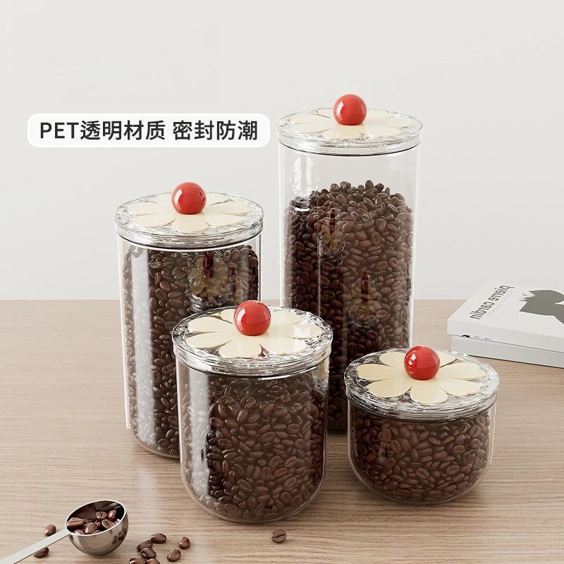 

Пищевой контейнер для хранения кофейных зерен, герметичная большая герметичная банка для зерен, многофункциональный кухонный органайзер