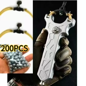 New High-precision Automatic Loading Slingshot Package with Powerful Steel Balls for Outdoor Competitive Equipment