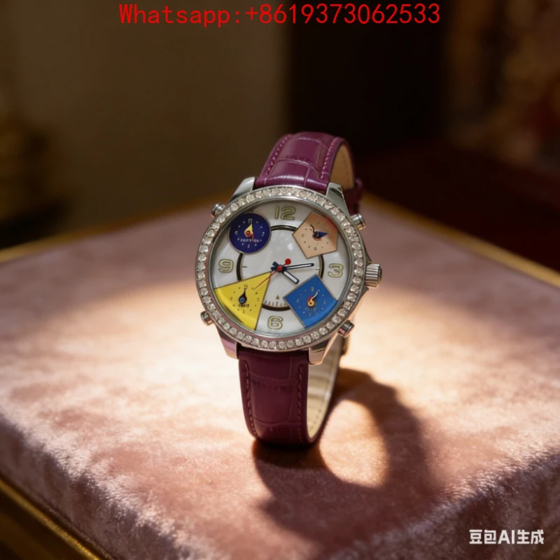 Customized High-end Quartz Belt Fashion Belt Couple Large Plate Boys and Girls Belt Watch