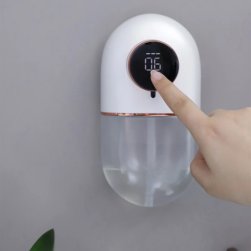 Dispensador automático de jabón montado en la pared, dispensador de jabón con detección de líquido sin contacto para cocina, baño, restaurante