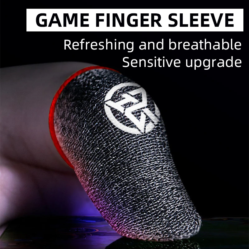 5 Paar Gaming-Fingerhüllen, schweißfest, für PUBG-Gamer, mobile Fingerhandschuhe, atmungsaktive Gaming-Fingerhüllen, Daumenprotektoren für Gamer – Detail 3