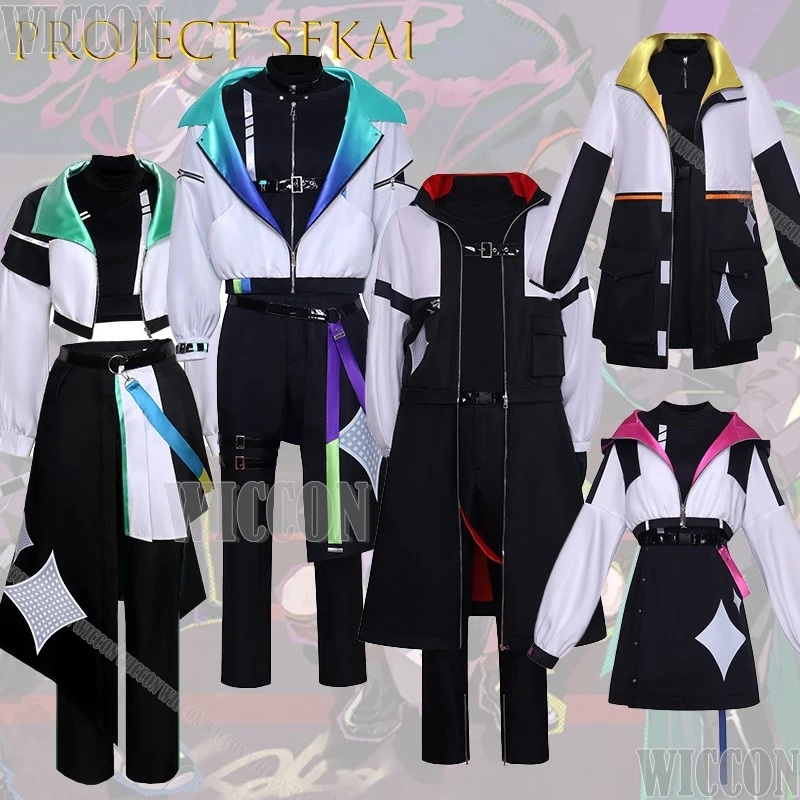 プロジェクトセカイ-神代るい-天馬つかさ-草薙ねね-大鳥エム-コスプレ衣装-アイム制服-pjsk-女性用-ハロウィン衣装-﻿