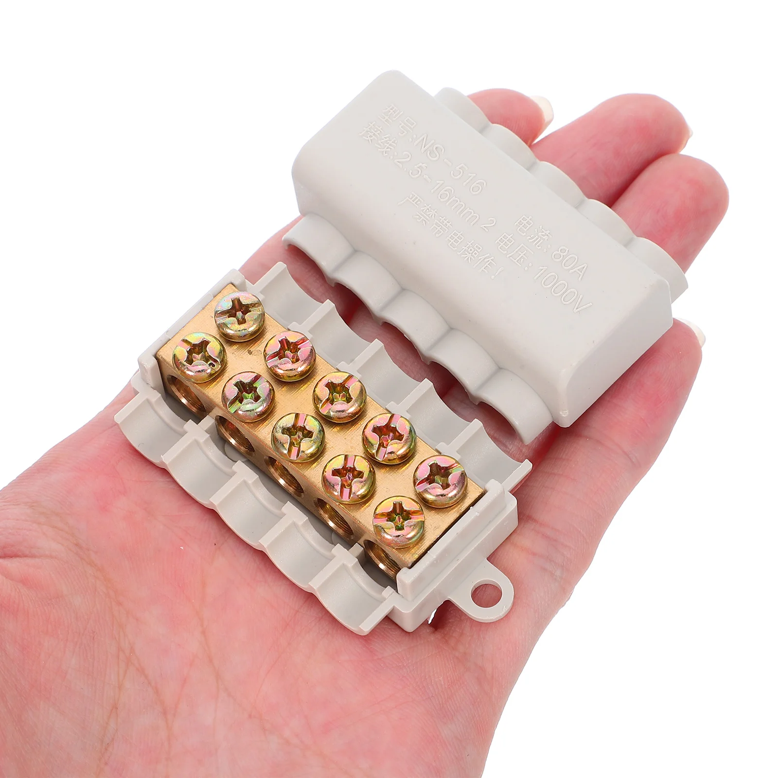 

4pcs High Current Terminal Blocks Quick Connectors Wiring 80A Wire Splice Cable Splitter Clamps