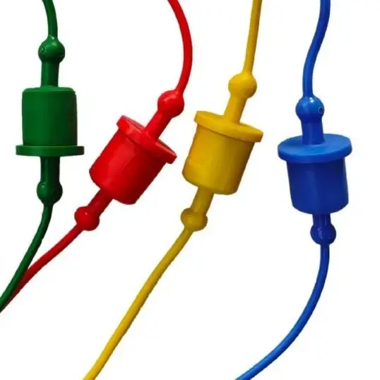 Red Blue Yellow Green Black Rubber Plastic 1/2 Inch Flat Face Hydraulic Dust Cap Quick Coupler For Tractor ISO56