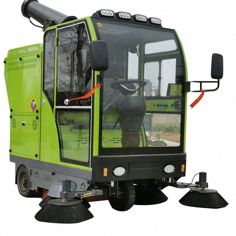 Mesin Pembersih Lantai Tipe Naik yang Cerdas untuk Industri, Penyapu Jalan