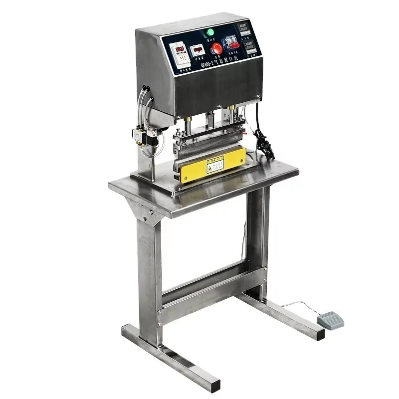 

Semi-Automatic 304 Stainless Steel Heat Sealing Machine Manual Plastic Pouch Spout Sealer for Food Packaging Bag Application Use