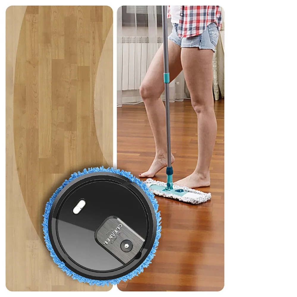 Auto Electric Wet ＆Dry Mopping Machine 1300Pa Strong Suction Quiet Self-Charging Robotic Cleaner