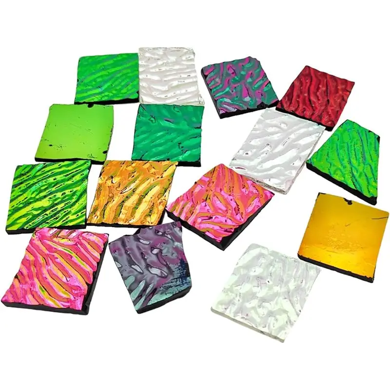 【LAST CHANCE】Dichroic Glass Scrap-3 Bags/84G COE90 For Fusion Glass Fusing Microwave Kiln Oven Glass For Jewelry Crafting Crafts