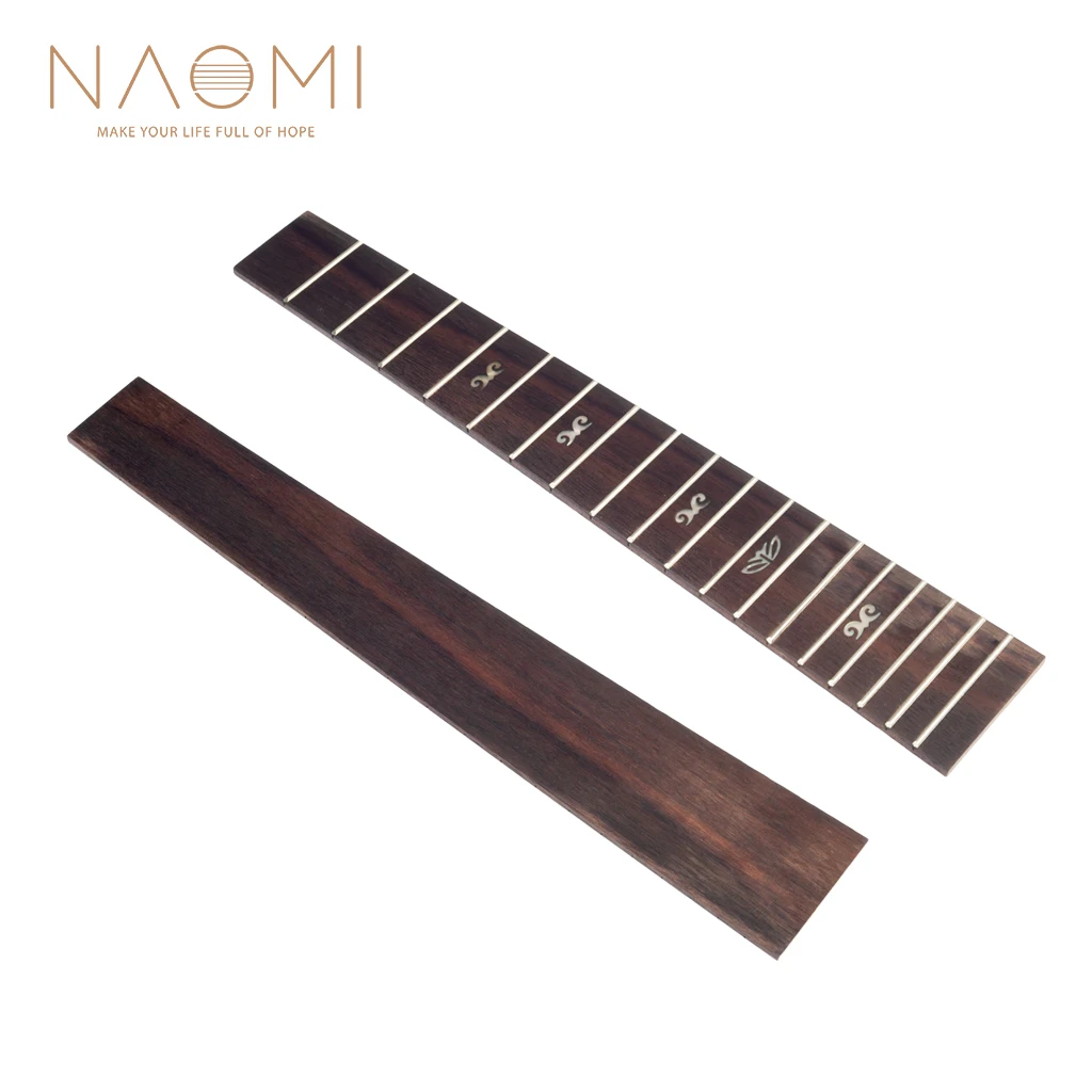 

NAOMI 26 '' Ukulele Fretboard Rosewood Fingerboard W/ 18 Frets Fretboard For Tenor Ukulele New