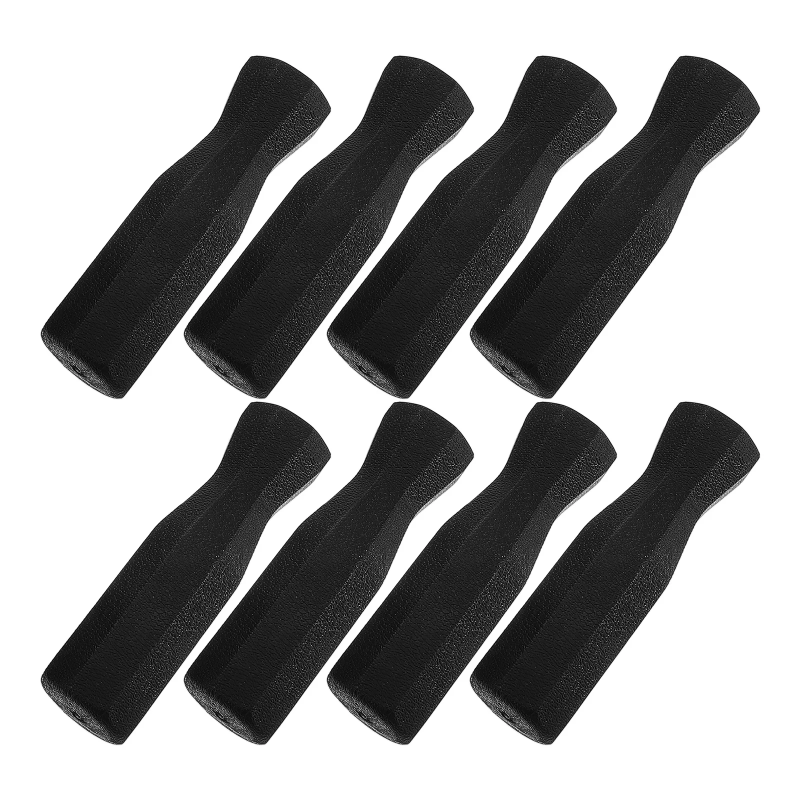 

8 Pcs Football Table Handle Foosball Accessories Black Plastic Convenient Handles