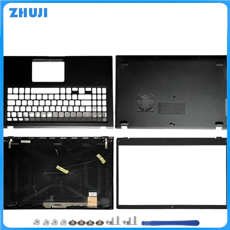 For Vivobook 15 F1500E D515D M515U New Laptop LCD Rear Cover/Front Frame/Palm Pad/Bottom Cover/hinges Top cap Black