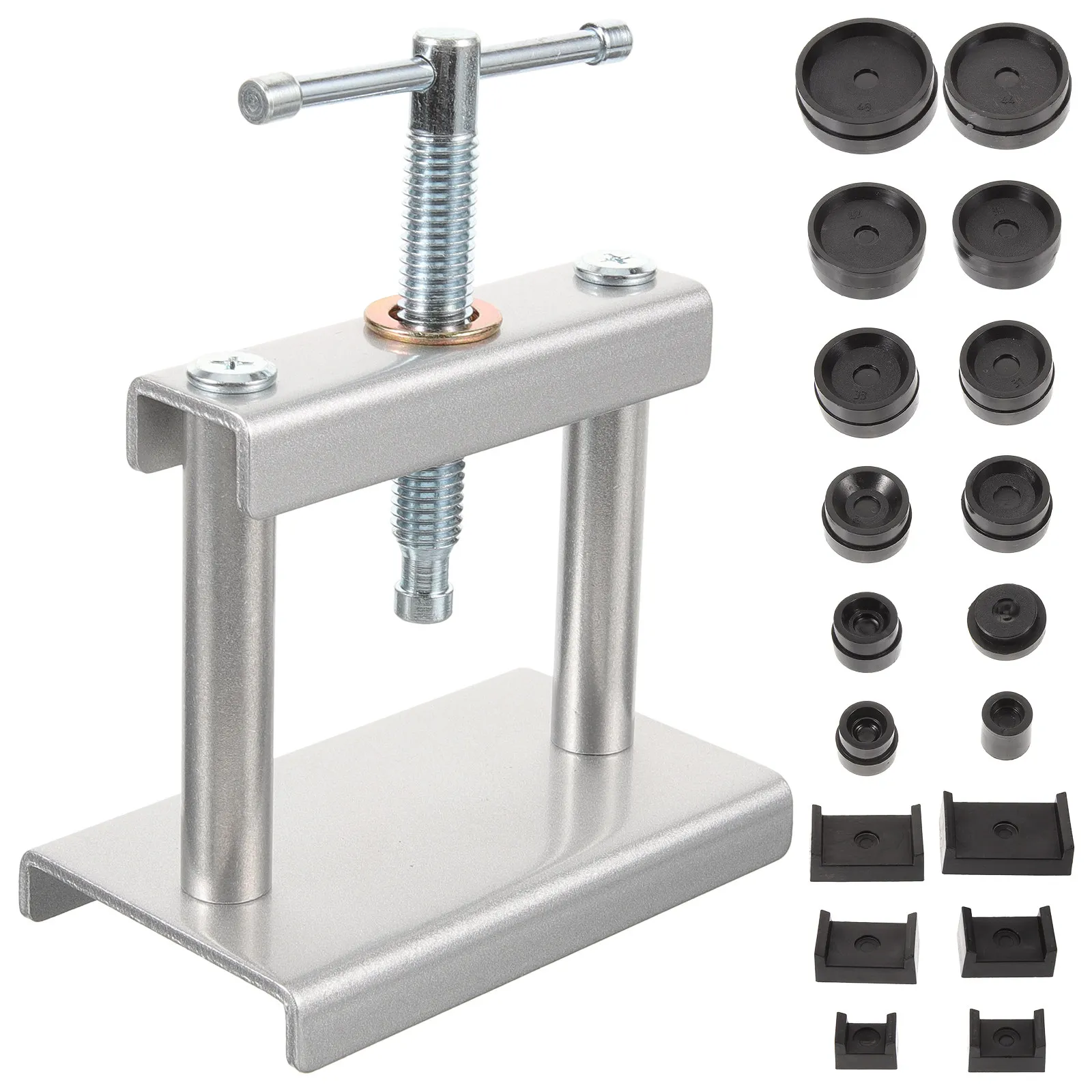 

Набор из 1 пресс-инструмента для часов усиленной конструкции с регулируемым прессом для крышек, для ремонта часов и обслуживания