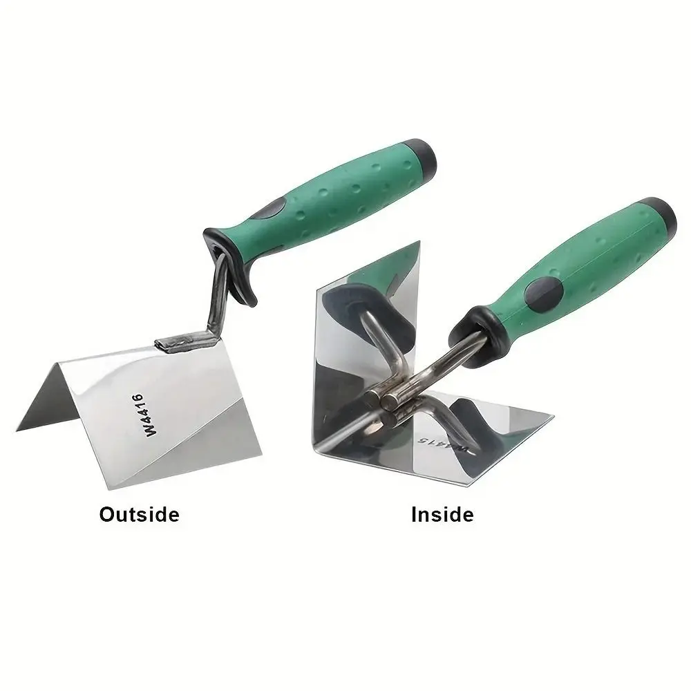 

90 Degree Home Renovation Drywall Corner Tool Professional Repairing Corner Mudding Tool Stainless Steel Putty Scraper Tool