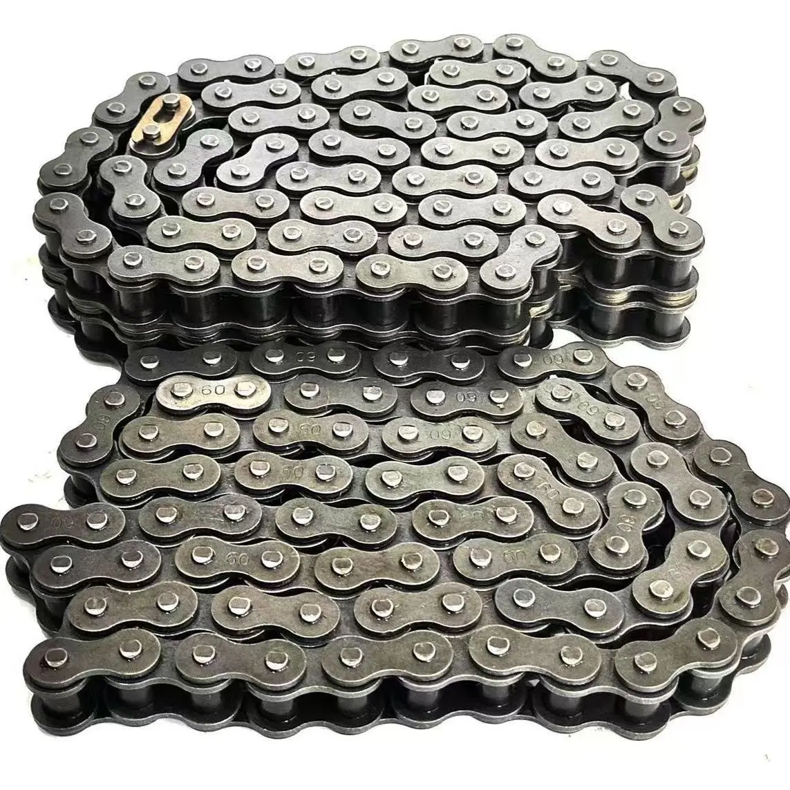 1.5Meter 10A 10B Carbon Steel Roller Chain Pitch 17mm Roller Chain / Chain Connector  Precision Industrial Transmission Chain