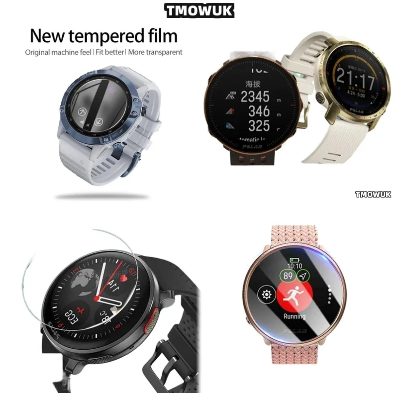 For Polar Vantage V V2 M M2 M3 Ignite 2 Pacer Pro Grit X Pro Unite Polar M200 Tempered Glass For Smart Watch Screen.