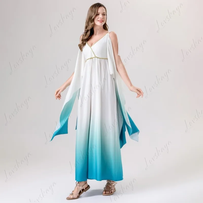 

Retro Egyptian Greek Style Female Carnival Stage Costume