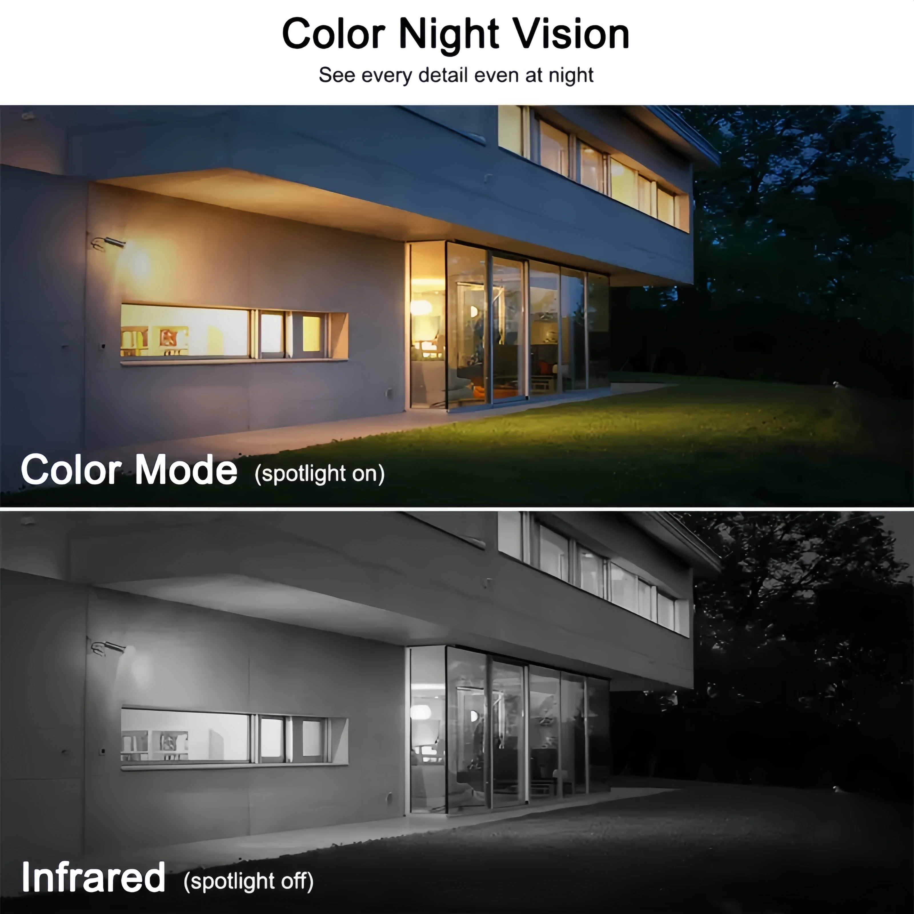 1080P دقة الفيديو تعمل بالطاقة الشمسية الأمن في الهواء الطلق كاميرا بطارية لاسلكية AI كشف الحركة لا رسوم شهرية اتجاهين الصوت #5