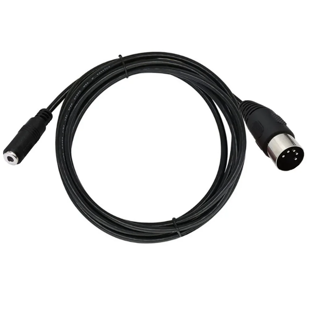 5Pin DIN To 3.5mm Cable 5 Pin DIN Female To 3.5MM Female SmartPhone AUX Headphone Stereo Jack Adapter Input Cable 0.5m/1m/1.5m