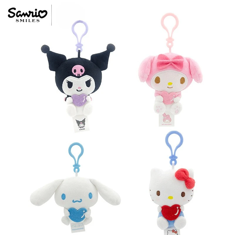 

10cm Sanrio Pendant Kuromi Melody KT Cogimyun Cinnamoroll Pochacco Backpack Cute Decoration Holiday Gifts for Boys and Girls