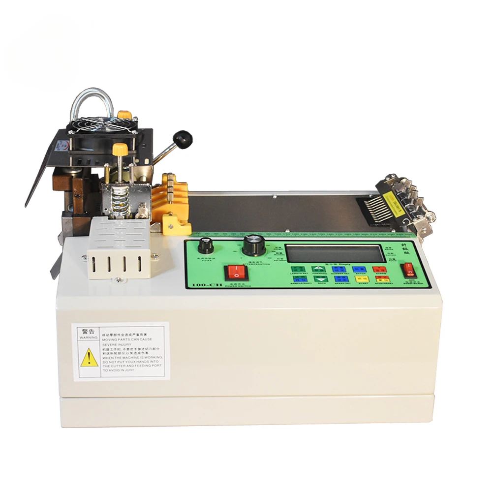 Cold and Hot Shoelace Cutting Machine Factory Supply Automatic Tape Satin Ribbon Cutter 