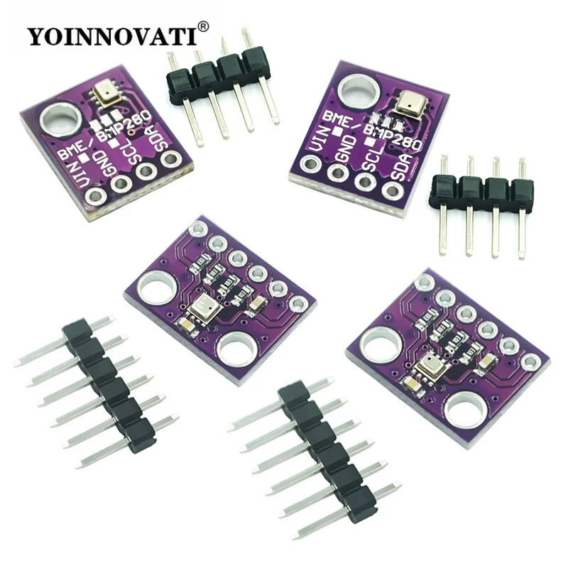 I2C/SPI BME280-3.3 BME280 BMP280 5V 3.3V Digital Module Temperature Barometric Pressure Sensor Module for Arduino GY-BME280
