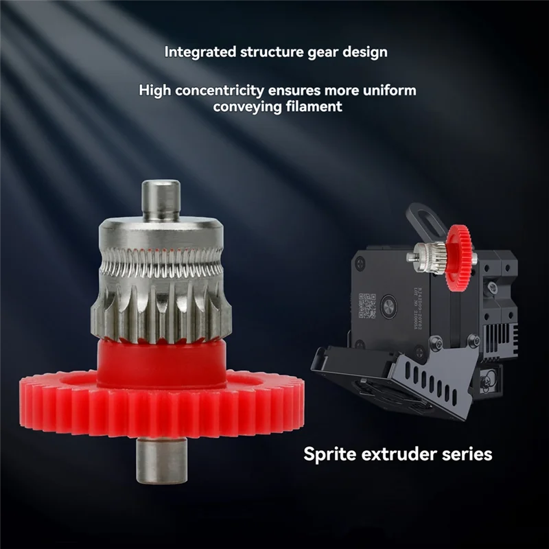 

Practical-Upgrade Extruder Gear Kit For Creality Ender3 S1 V3 SE Ender-5 CR-10 Smart Pro Coating 3D Printer Accessories