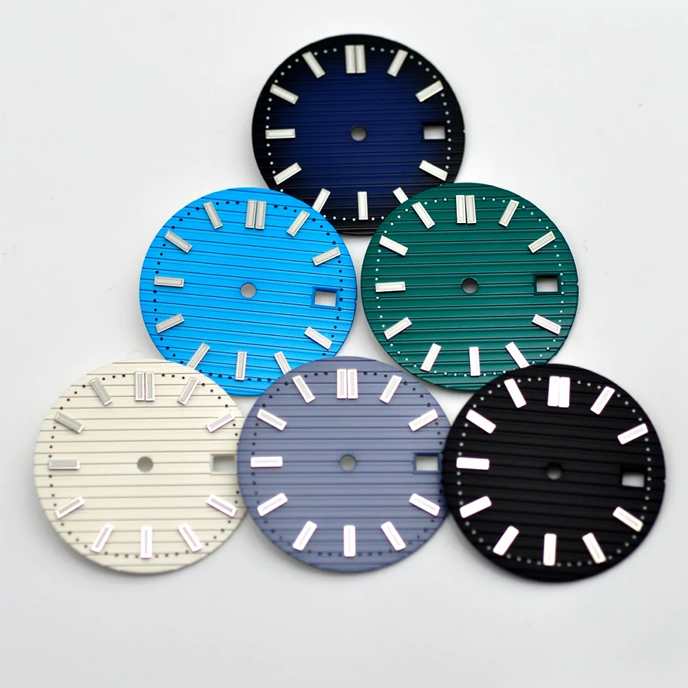 Customized 30mm Dial NH35 Watch Dial Fit For NH35 NH36 Movement 30mm Luminous Watch Face Dial Parts
