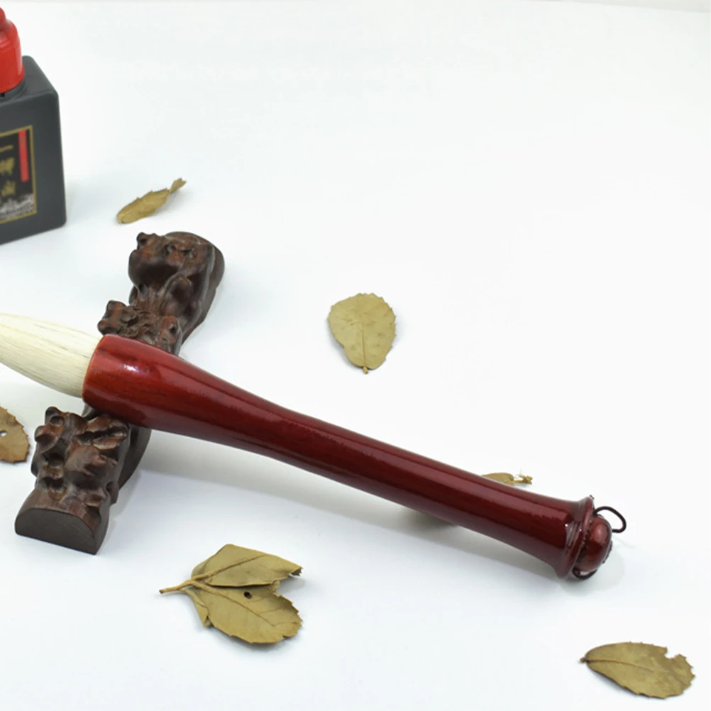 

24Cm Hair Drawing Brush Traditional Chinese Calligraphy Kanji Sumi Brush Pen Brown Perfect for Beginners Writing