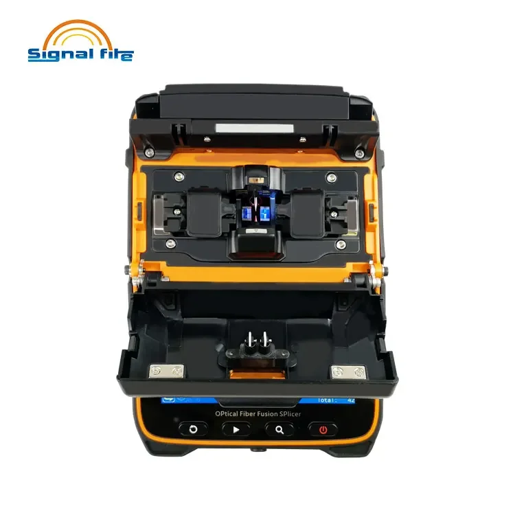 

AI-9 6 Motors FTTH Fiber Optic Splicing Machine Optical Fiber Fusion Splicer/OTDR Optical Power Meter OPM VFL Light Source 100km