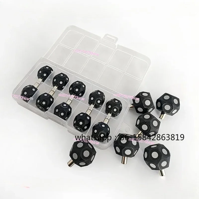 3D Scanning of Spherical Multi-sided Shapes with 3D Scanners, Marking Points, Handheld High-reflective Markers, Target Points, A