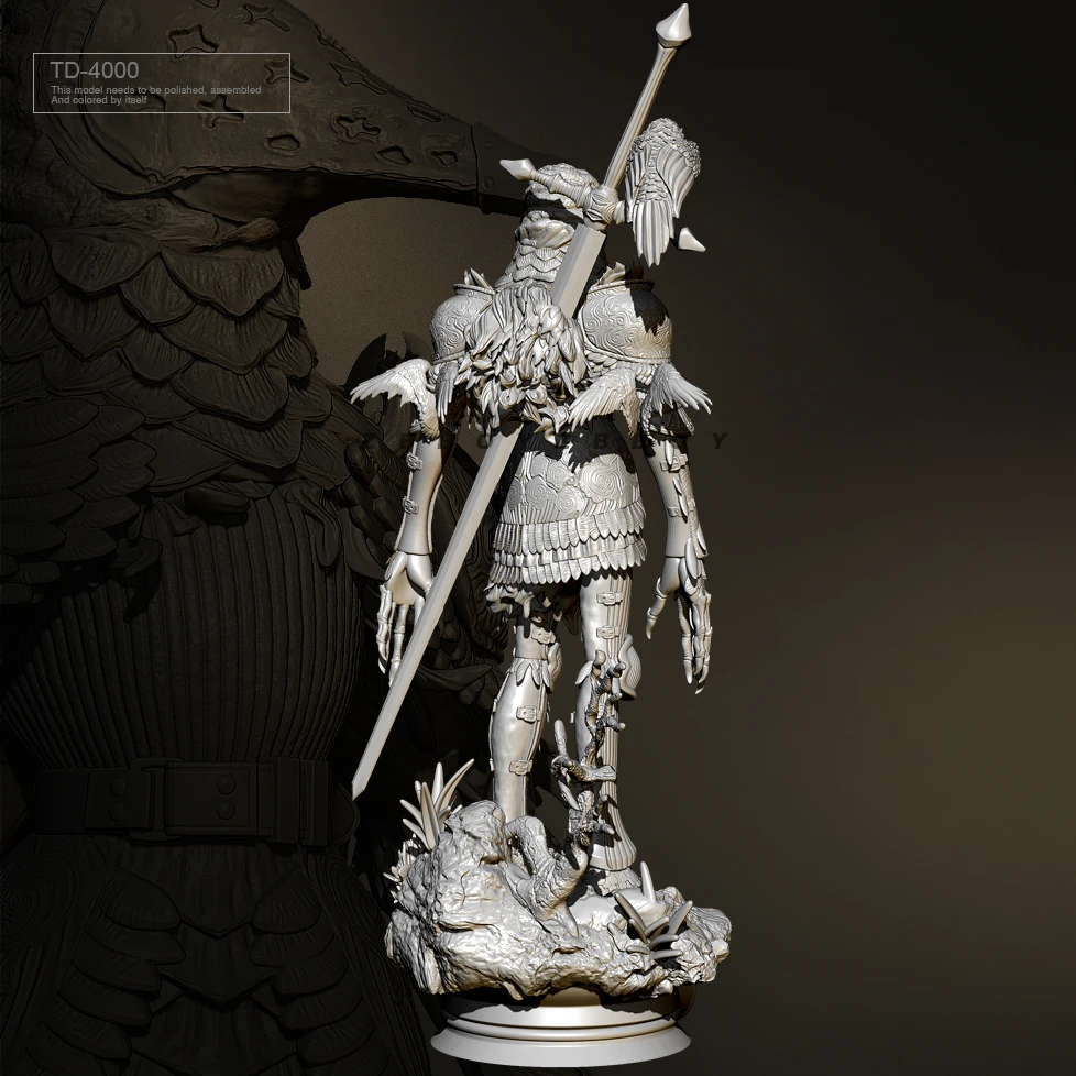 40mm 55mm 80mm Resin model kits figure colorless and self-assembled TD-4000