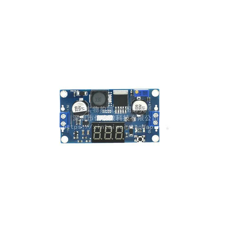 XL6009 DC-DC adjustable boost module 4.5-32V to 5-55V output adjustable with voltmeter display