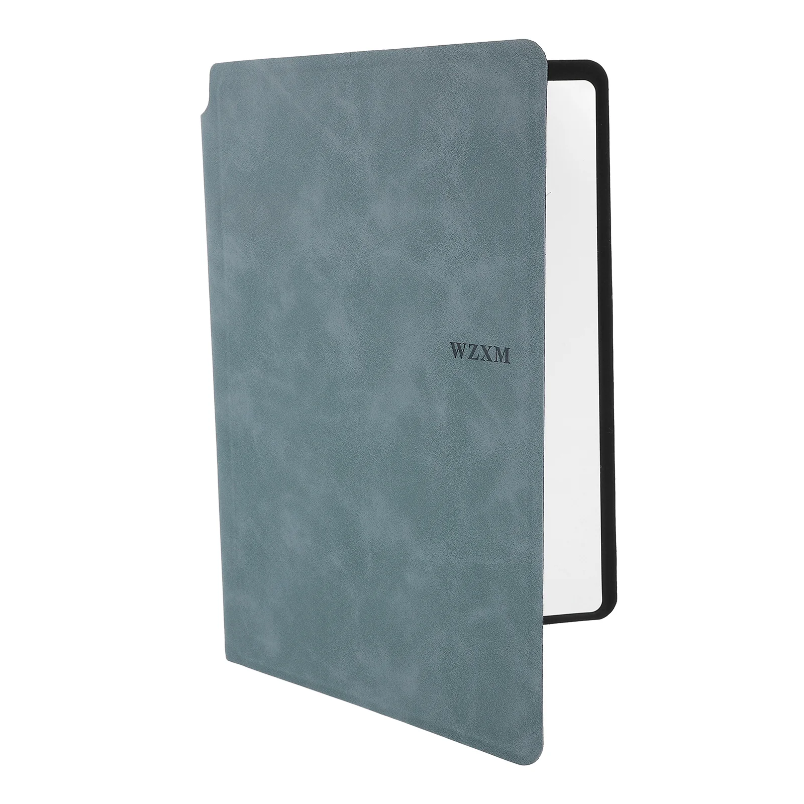 Quadro pequeno portátil para estudantes, caderno de apagamento seco, em branco Pu, regravável, Office Write, quadro branco