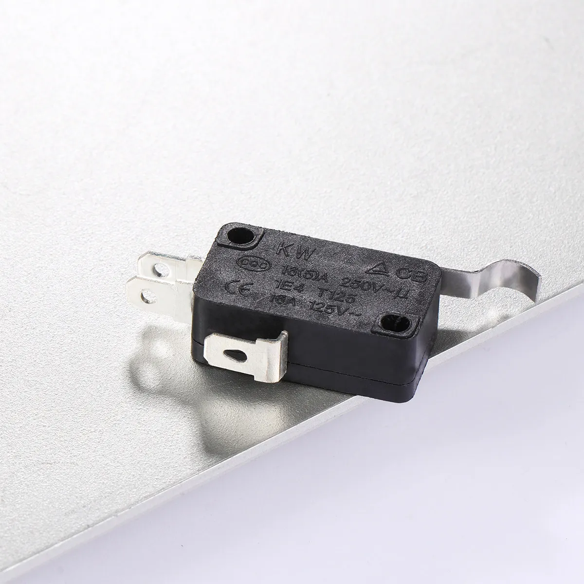 10Pcs Micro Limit Switch 3 Long Hinge Lever Professional Momentary Micro Switch for Home Appliances Audio Business Machines