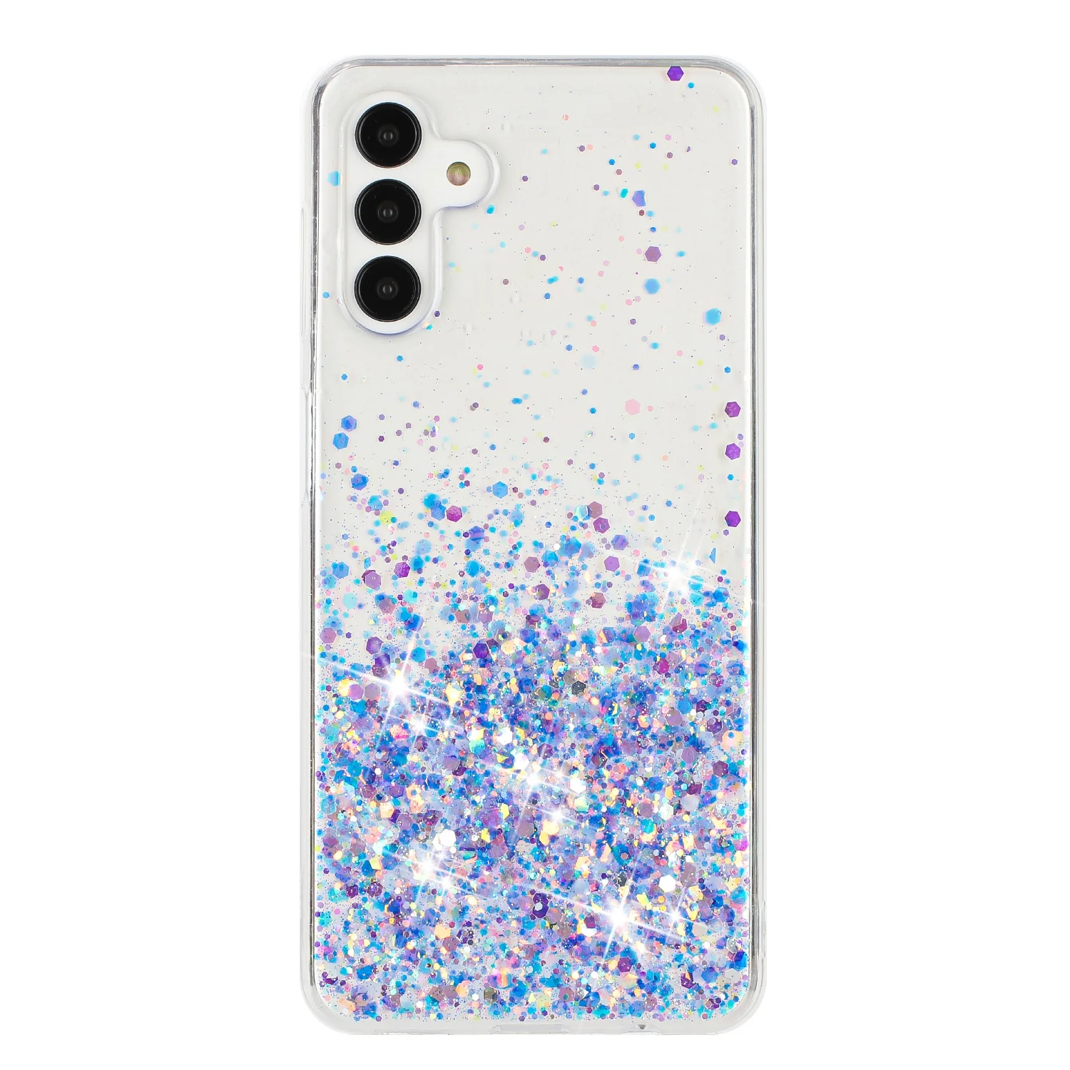 Luminous Sequins Glitter Case For Samsung Galaxy A55 A54 5G A34 A05S A15 A16 A56 S24 Ultra S23 S25, Shiny Bling Glow Dark Cover